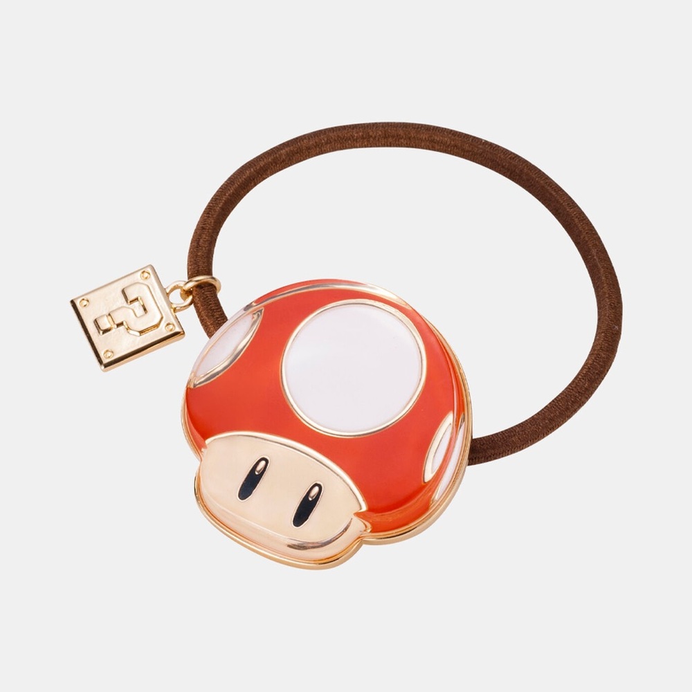 BNIB Japan Nintendo Tokyo Super Mario Super Mushroom hair tie rubber band